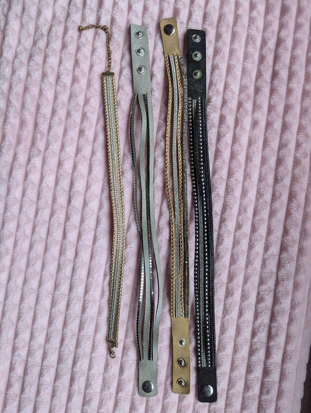 Wrap Bracelets And A Necklace